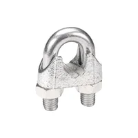 Grillete Perro de Amarre Galvanizado para Cable 5/16" - 8mm