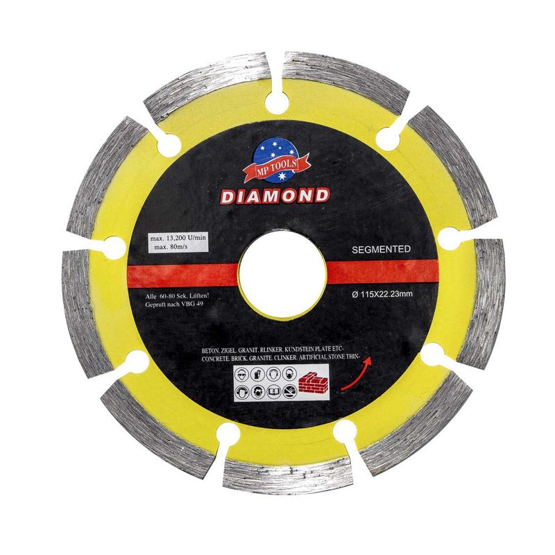 DISCO DIAMANTADO MPtools 7"x7/8" SEGMENT