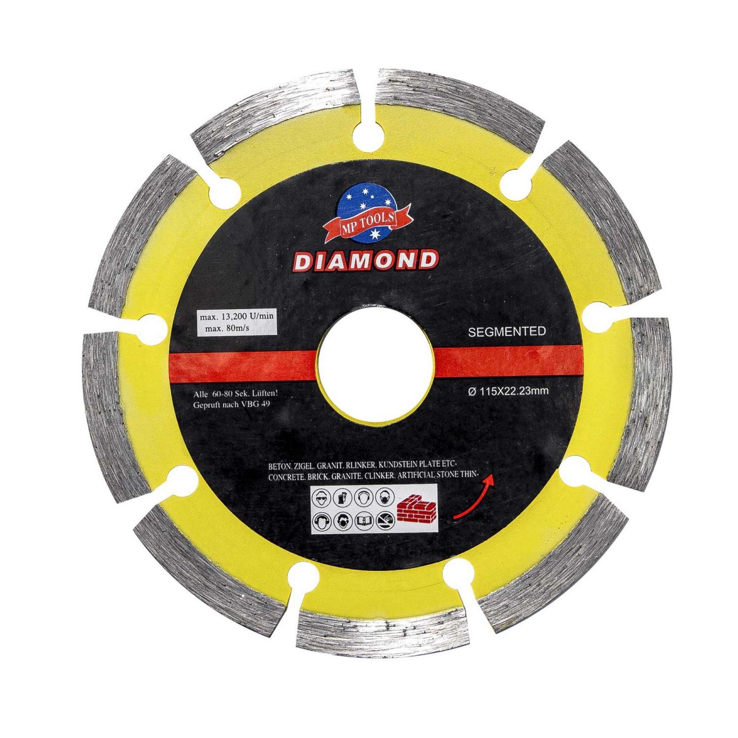DISCO DIAMANTADO MPTOOLS 4-1/2 X7/8