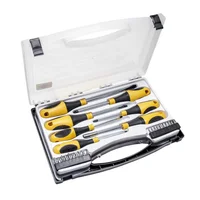 Juego de Destornilladores y Puntas 27 Piezas en Cromado MP Tools