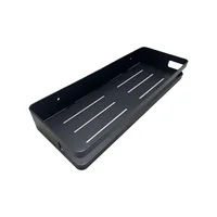 Accesorio Baño Organizador Repisa Ducha Creta Negro Mate Lujo