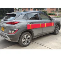 Protector de Puertas Magnético para Auto Extra Grande 2 Lados Rojo Perducar