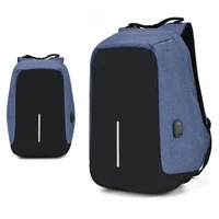 Maleta Antirrobo Mochila Seguridad Cable Azul
