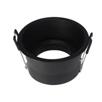 Ojo de Buey Gu10 Dirigible 85mm Chasis Negro