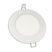 Panel Led 6w Incrustar Embutir Redondo Luz Calida Certifica