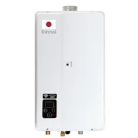 Calentador De Paso De Agua 23 Litros Tiro Forzado Gas Natural Blanco