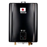 Calentador De Paso De Agua 17 Litros Tiro Forzado Gas Propano Negro