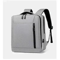 52 Bits Mochila de Viaje para Laptop Empresarial Gris Claro 52 Bits