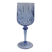 Copa Geométrico Poliestireno 340ml Azul Viena