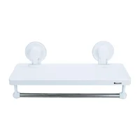 Repisa Organizadora con Toallero de Barra Set X 6 Unidades