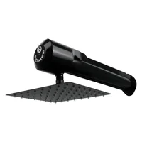 Ducha Eléctrica Lusso Negra 220v Set X 6 Unidades