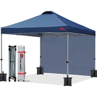 Toldo Plegable para Playa y Terraza con Pared Lateral