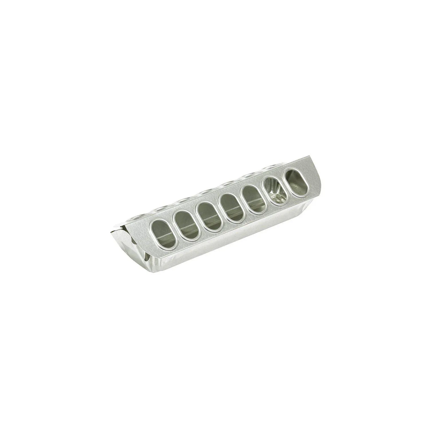 Comedero de Suelo para Aves de Corral con Tapa Deslizable 30,48 cm