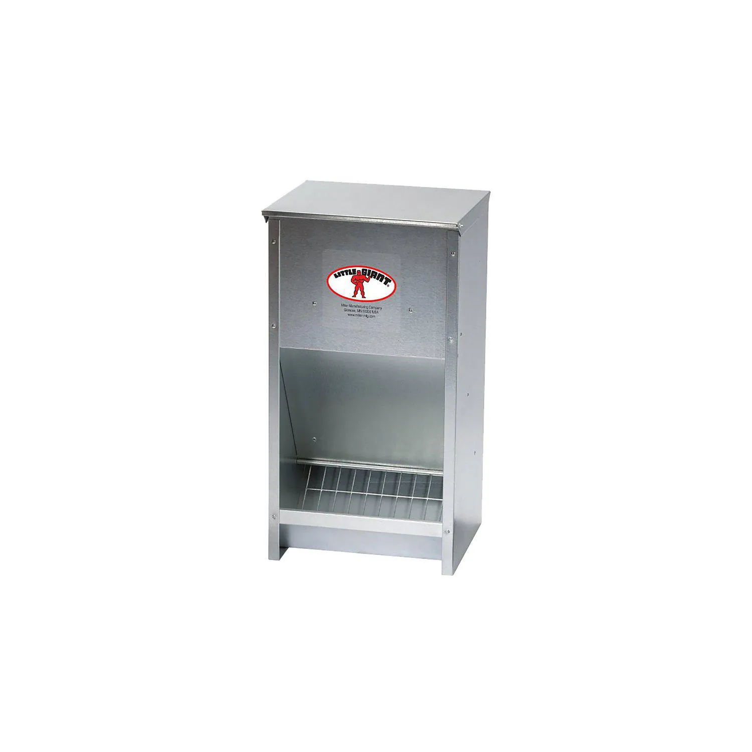 Comedero Galvanizado para Aves de Corral