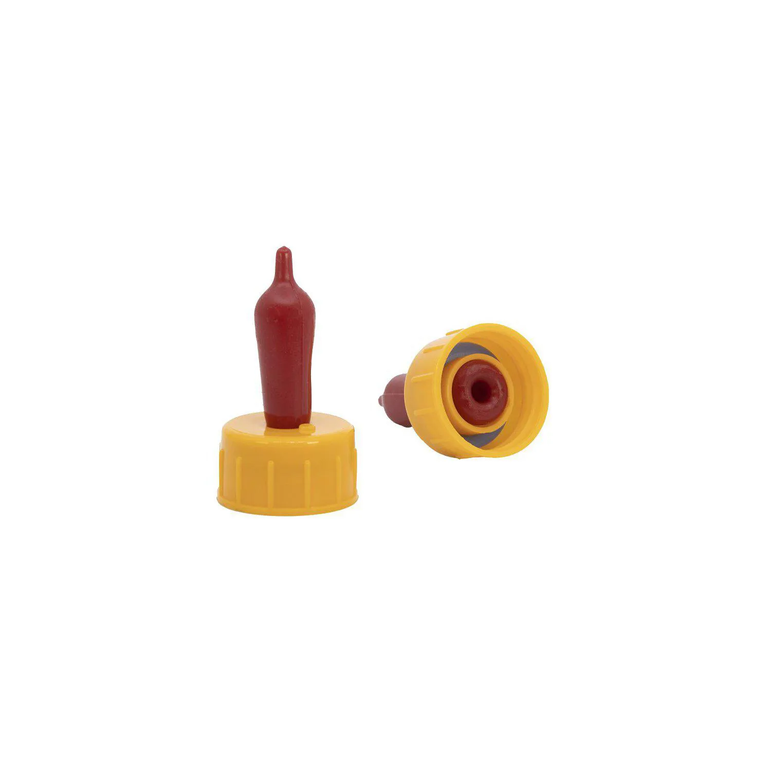 Tetina de Rosca Color Rojo con Cap 148ml