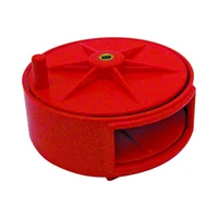 Carrete de Alambre de Amarre Plástico Rojo