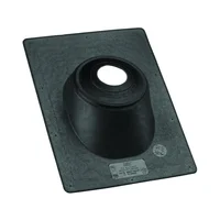 Tapajuntas Negro de Acero para Tuberías con Base Termoplástica Flexible