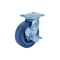 Rueda Giratoria de 20,32 CM  de Caucho Termoplástico