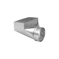 Registro De Pared Con Codo Galvanizado De Acero Para Ventilación