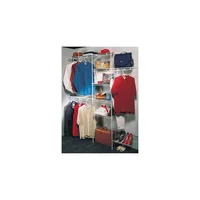 Kit Organizador de Closet con Estantes Ventilados y Recubrimiento Vinílico