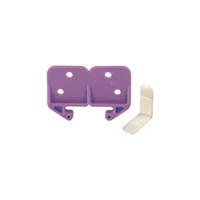 Kit Guía De Riel Para Cajón De Plástico Morado Prime Line De 3.17 Centímetros