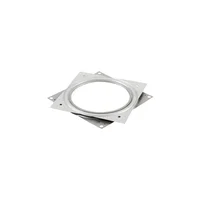 Base Giratoria Cuadrada de Zinc para Carga Pesada