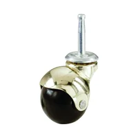 Rueda de Bola de 5.08 cm - Latón Brillante con Capucha