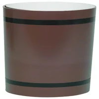 Bobina de Termoencogible de Aluminio Marrón/Blanco - 35.56 cm x 3.04 m