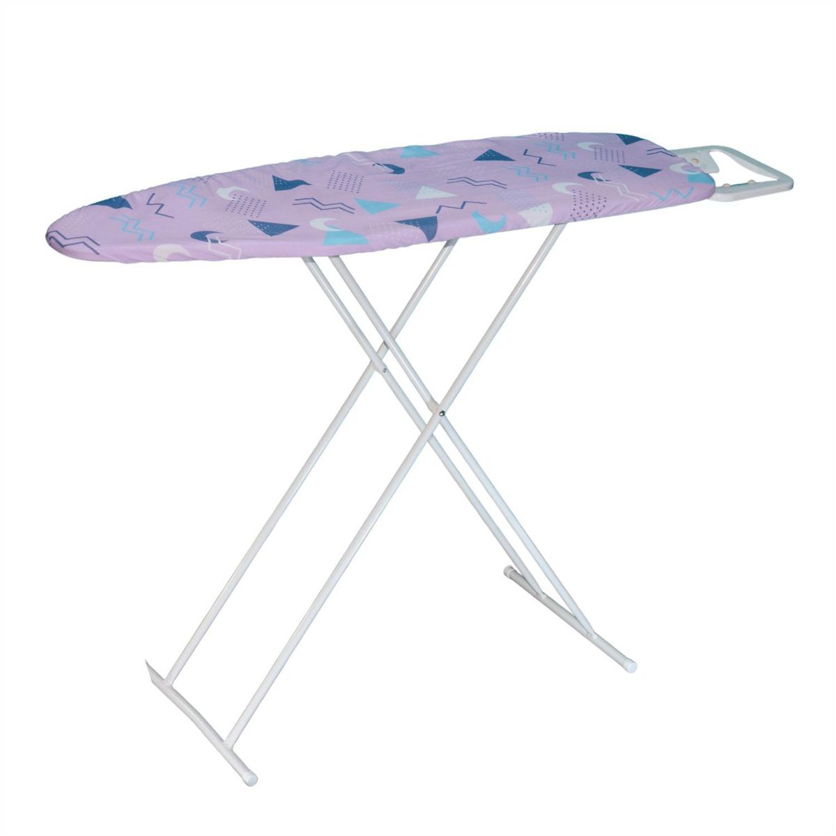 KLEINE WOLKE - Mesa de Planchar Basic Ligth 100x30cm Superficie en Malla de Acero con Altura Regulable y Portaplancha