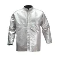 Chaqueta aluminizada para la protección contra el calor extremo y salpicaduras de metal fundido. Talla M