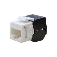 Jack RJ45 Categoría 6A UTP Blanco Ponchado sin Herramienta VCP