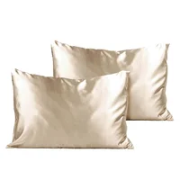 Set de 2 Fundas Almohada 50x76 cm Cocoa Satín