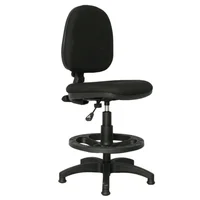 Silla Cajero Negro Exonica Moderno Lisa