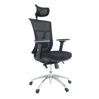 Silla De Escritorio Ejecutiva Negra Exonica Osaka