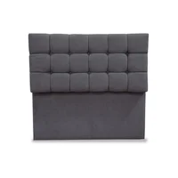 Cabecero Queen Michel de Piso 160 Gris Oscuro