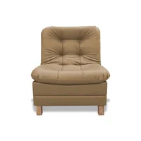 Poltrona Zeink 80X90X80Cm Cuero Camel