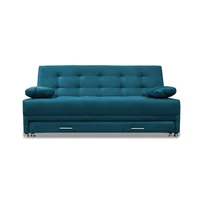 Sofá Cama Tarima Nido Bachmann 190x95x80cm Turquesa