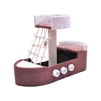 Gimnasio Para Gatos Barco 77x32x53cm Mediano