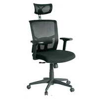Silla De Escritorio Ejecutiva Negro Exonica Estambul