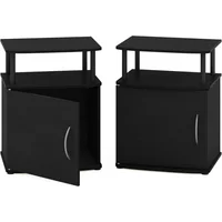 Mesita de Noche Con Puerta Tubos de PVC
