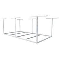 Rack de Techo para Garaje sin Base con Alta Resistencia y Diseño en Color Blanco