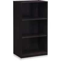 Estantería Furinno Basic de Tres Niveles en Estilo Contemporáneo