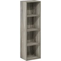 Estantería Furinno Luder de Cuatro Cubos para Espacios Compactos