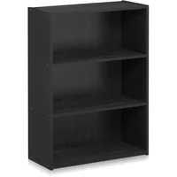 Biblioteca Abierta de Tres Niveles con Diseño Compacto y Alta Resistencia