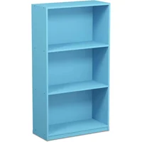 Estantería Furinno Basic de Tres Niveles en Azul Claro Decorativo