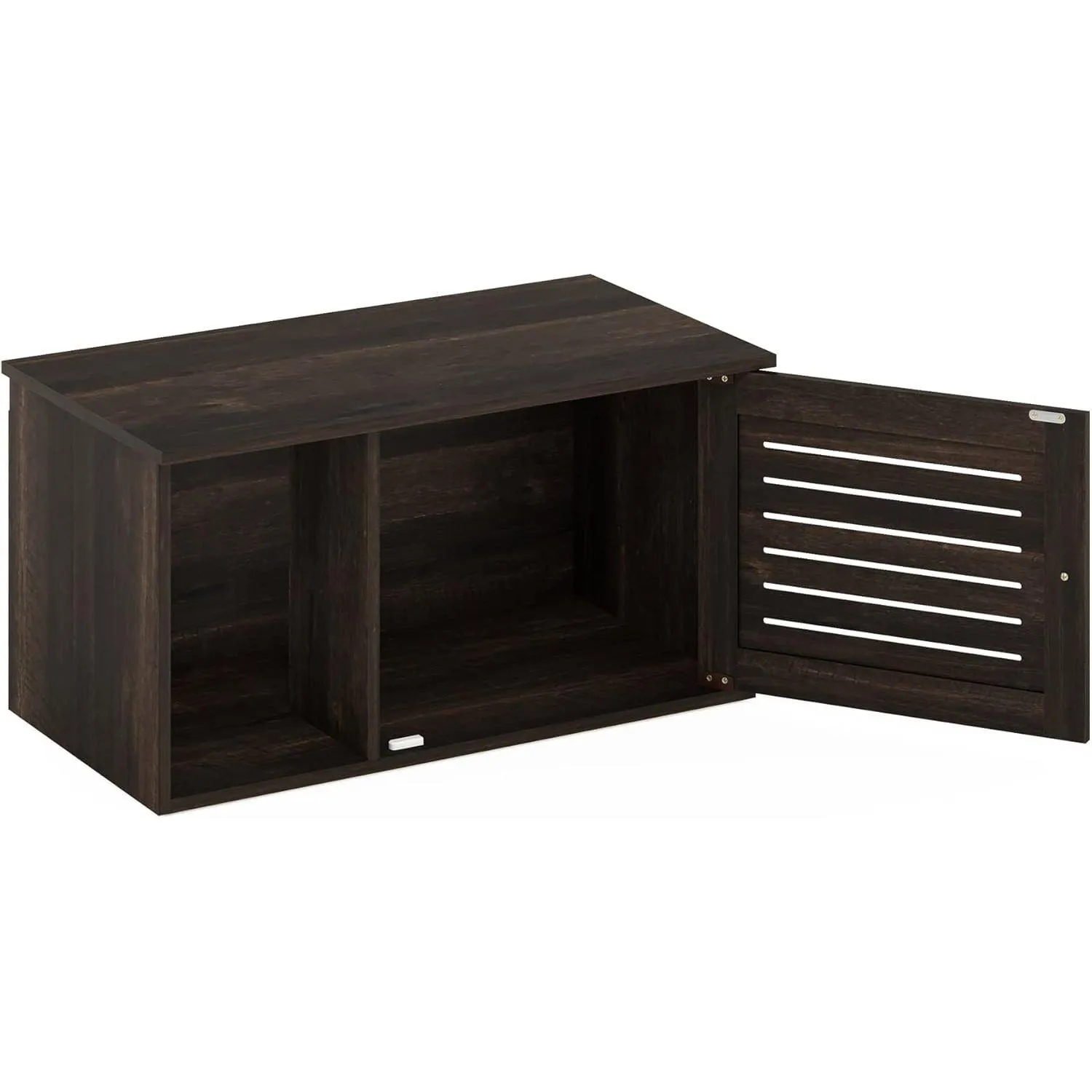 Caja Furinno Farmhouse con Divisor y Diseño Elegante para Gatos 5