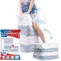 Bolsa al Vacío en Cubo Jumbo Transparente para Ropa y Cama