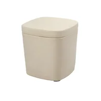 Puff Tapizado Taupe