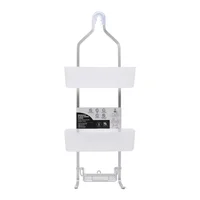 Organizador Baño Aluminio Blanco