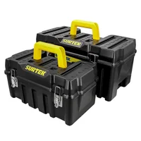 Juego de Cajas de Herramientas Plásticas 2 Piezas 17" y 21" Surtek